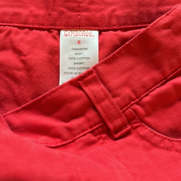 Girls Red skort, Gymboree - Picture 5 of 5